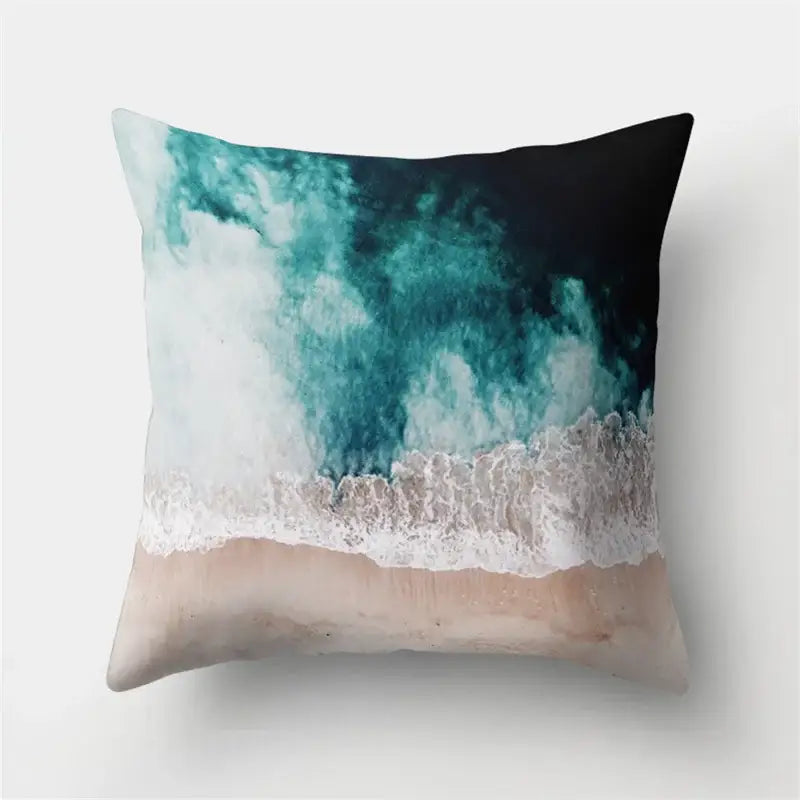 Green Tropical Pillowcase