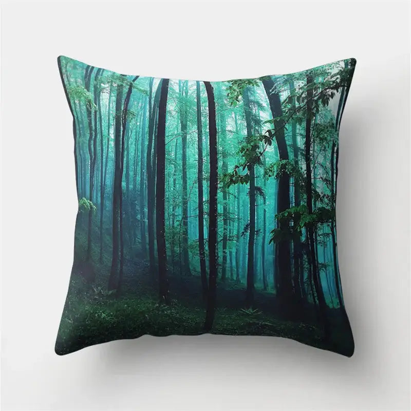 Green Tropical Pillowcase