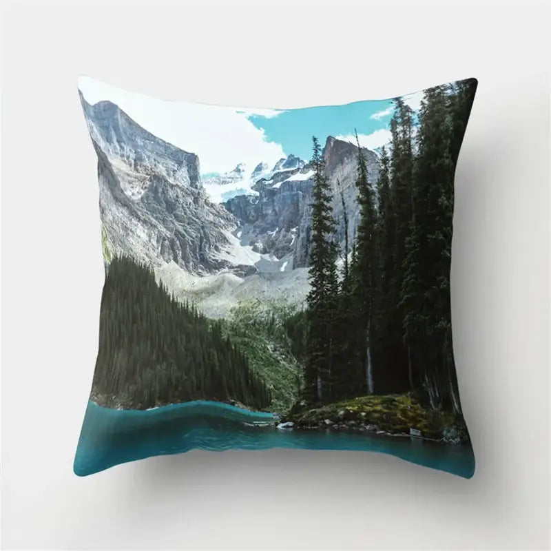Green Tropical Pillowcase