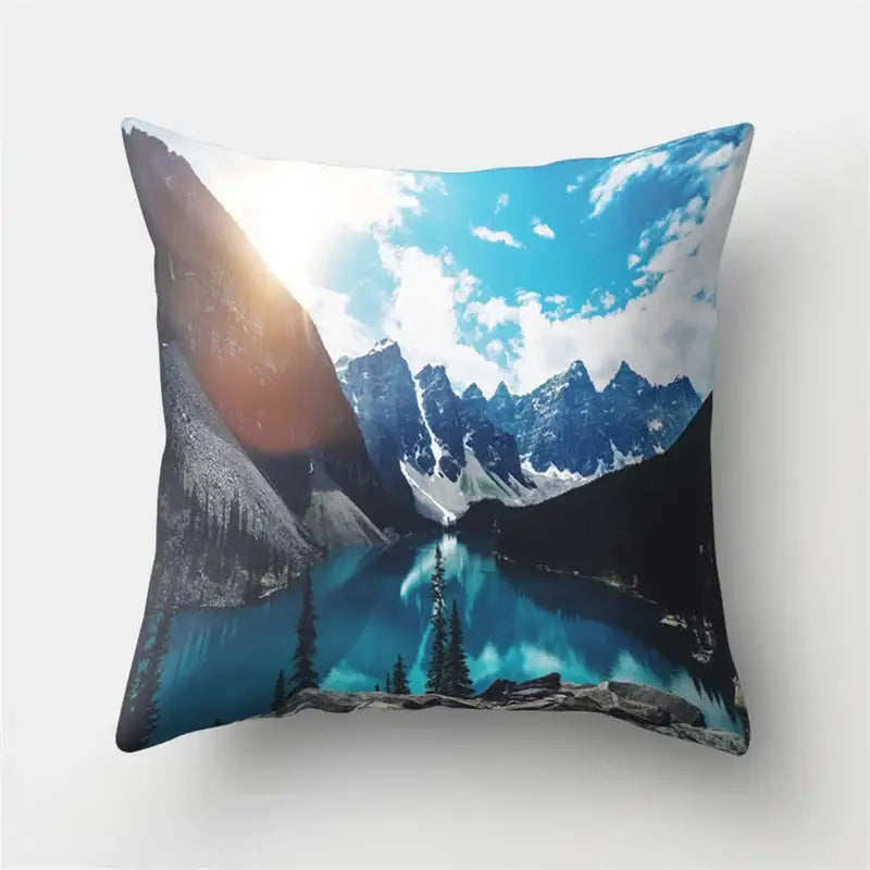 Green Tropical Pillowcase