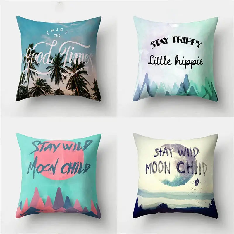 Green Tropical Pillowcase