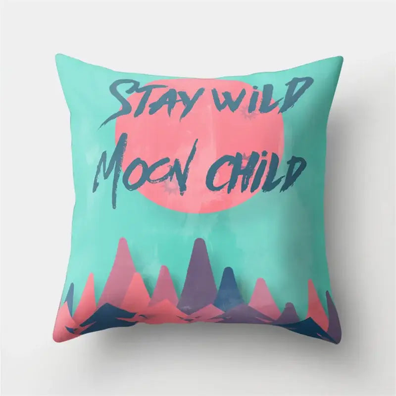 Green Tropical Pillowcase