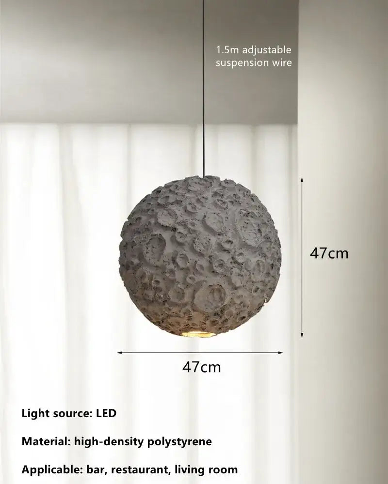 Grey Wabi Sabi Chandelier