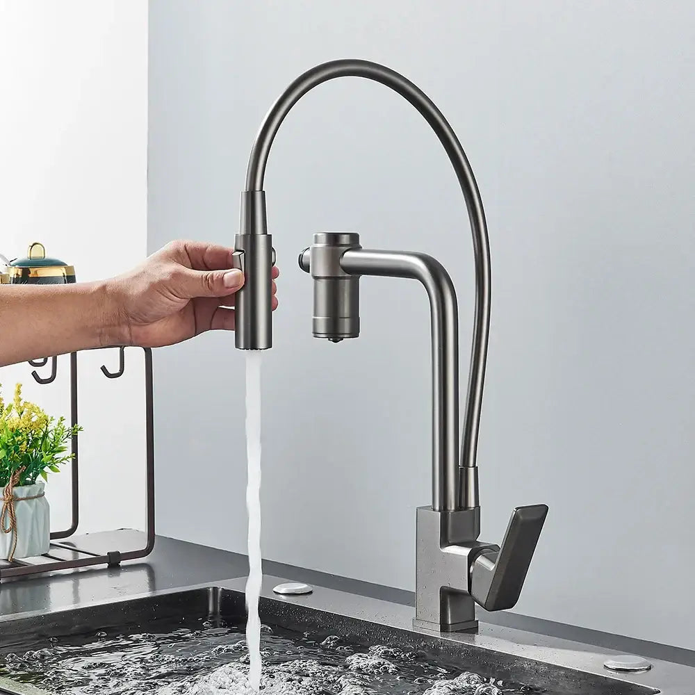 Gun Grey Kitchen Faucet