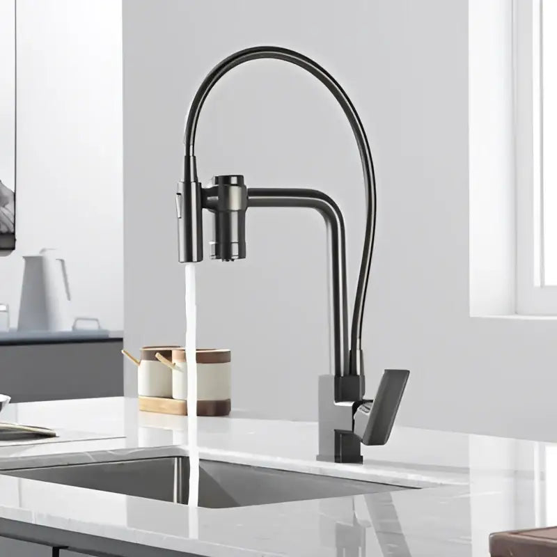 Gun Grey Kitchen Faucet