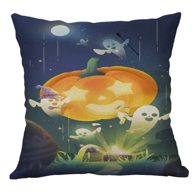 Linen Pumpkin Pillow Cover