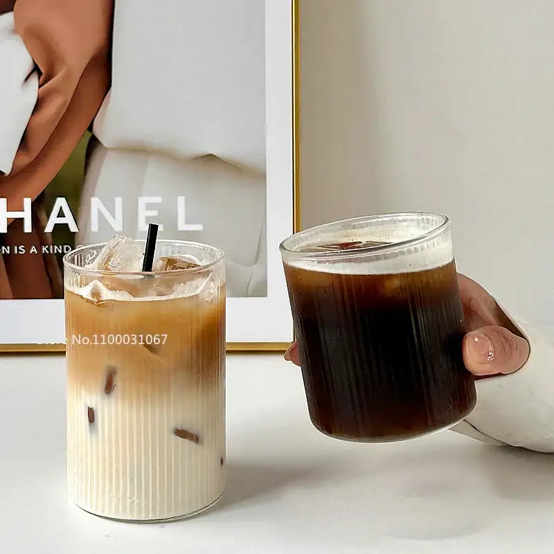 Clear Hammered Glass Tumbler