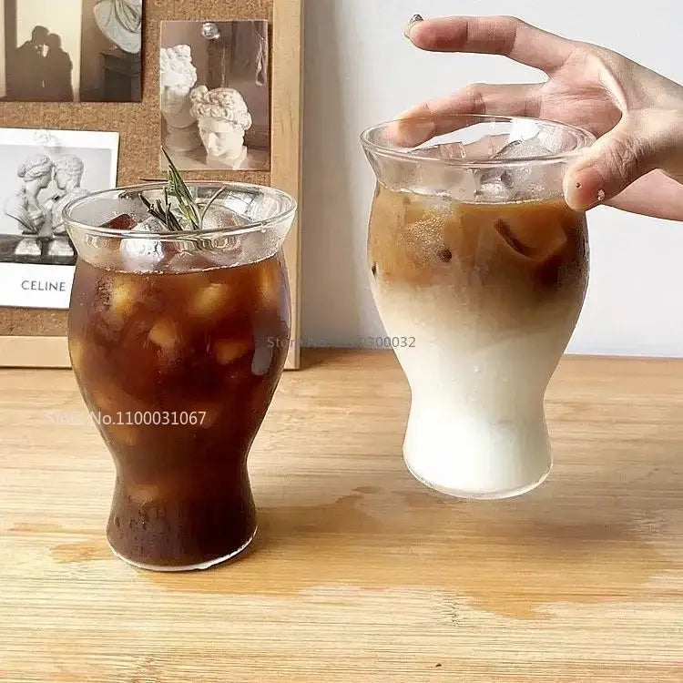 Clear Hammered Glass Tumbler