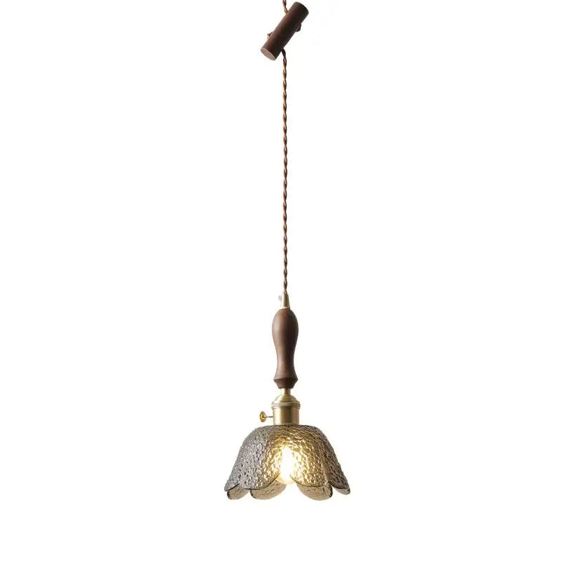 Gray Glass Pendant Lamp