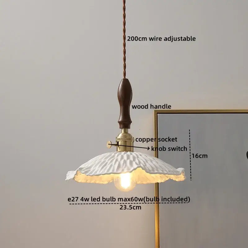 Gray Glass Pendant Lamp