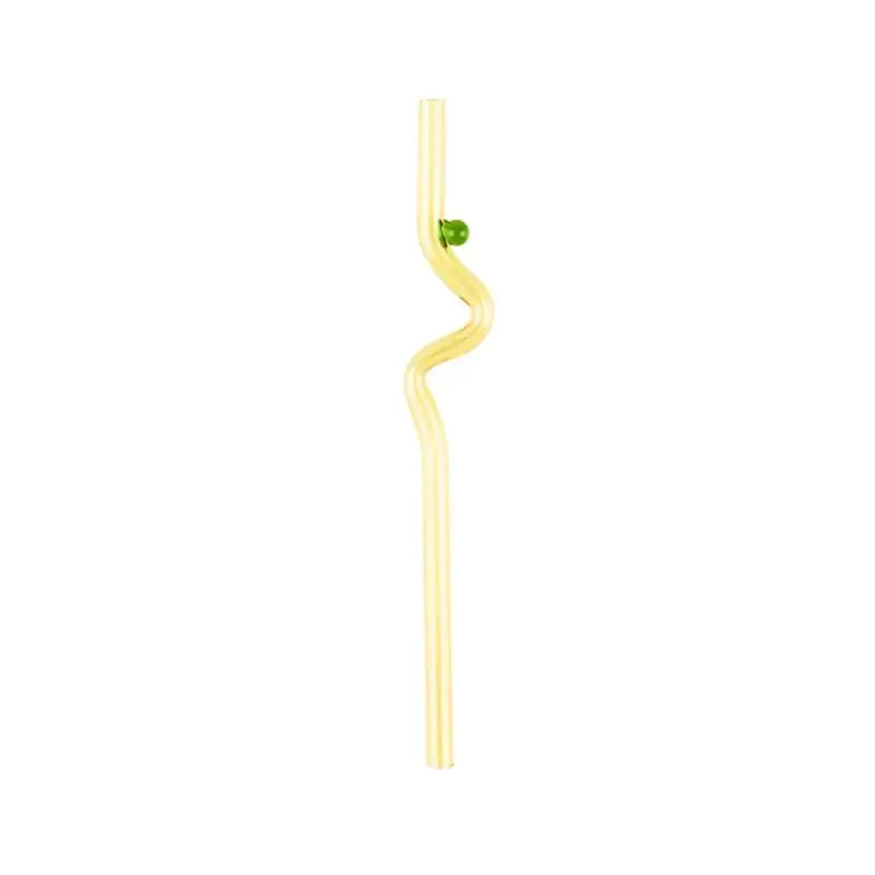 Colorful Twisted Glass Straws
