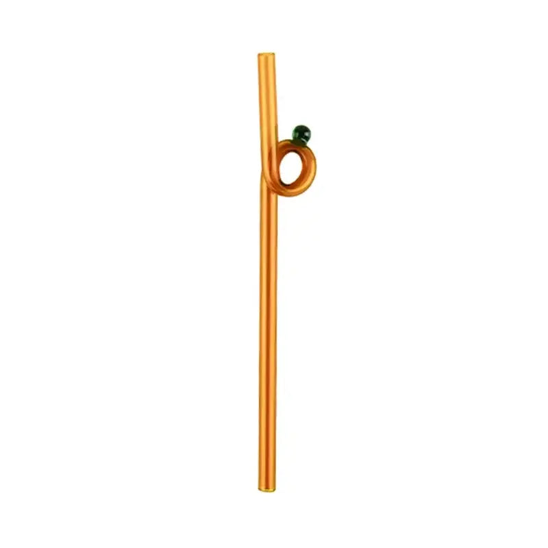 Colorful Twisted Glass Straws