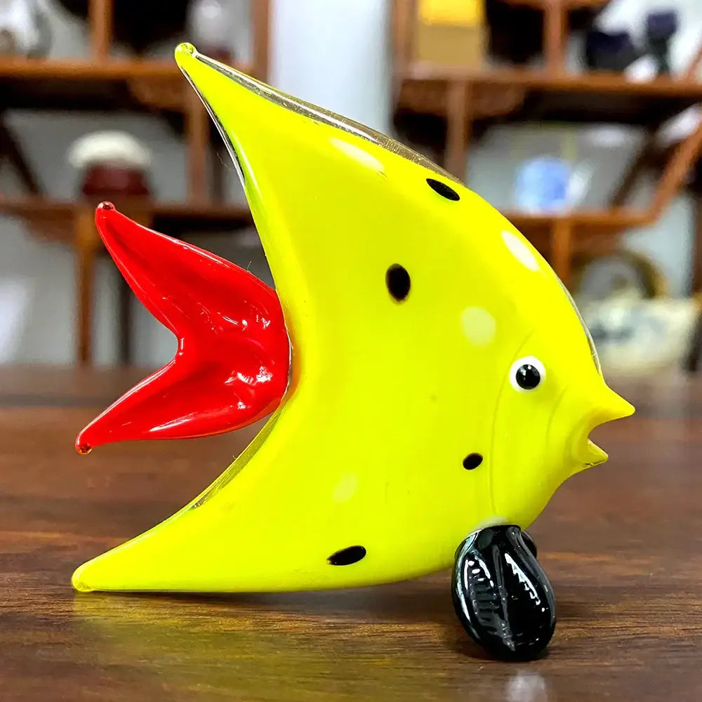 Crystal Glass Fish Figurine