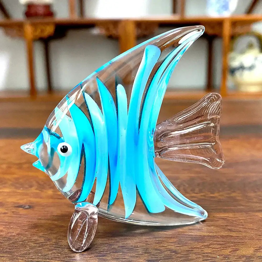 Crystal Glass Fish Figurine