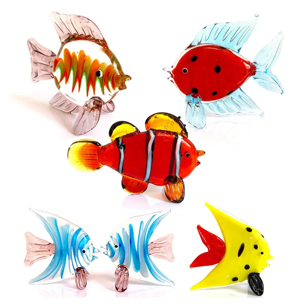 Crystal Glass Fish Figurine