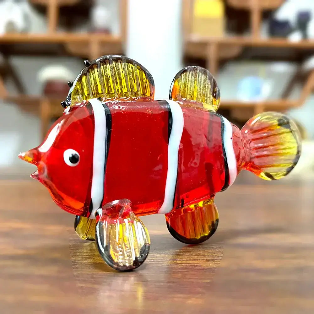 Crystal Glass Fish Figurine