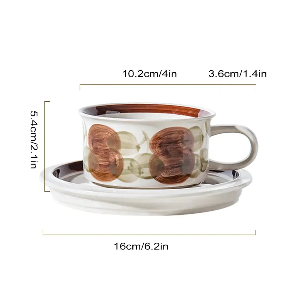 Leaf Ceramic Espresso Set