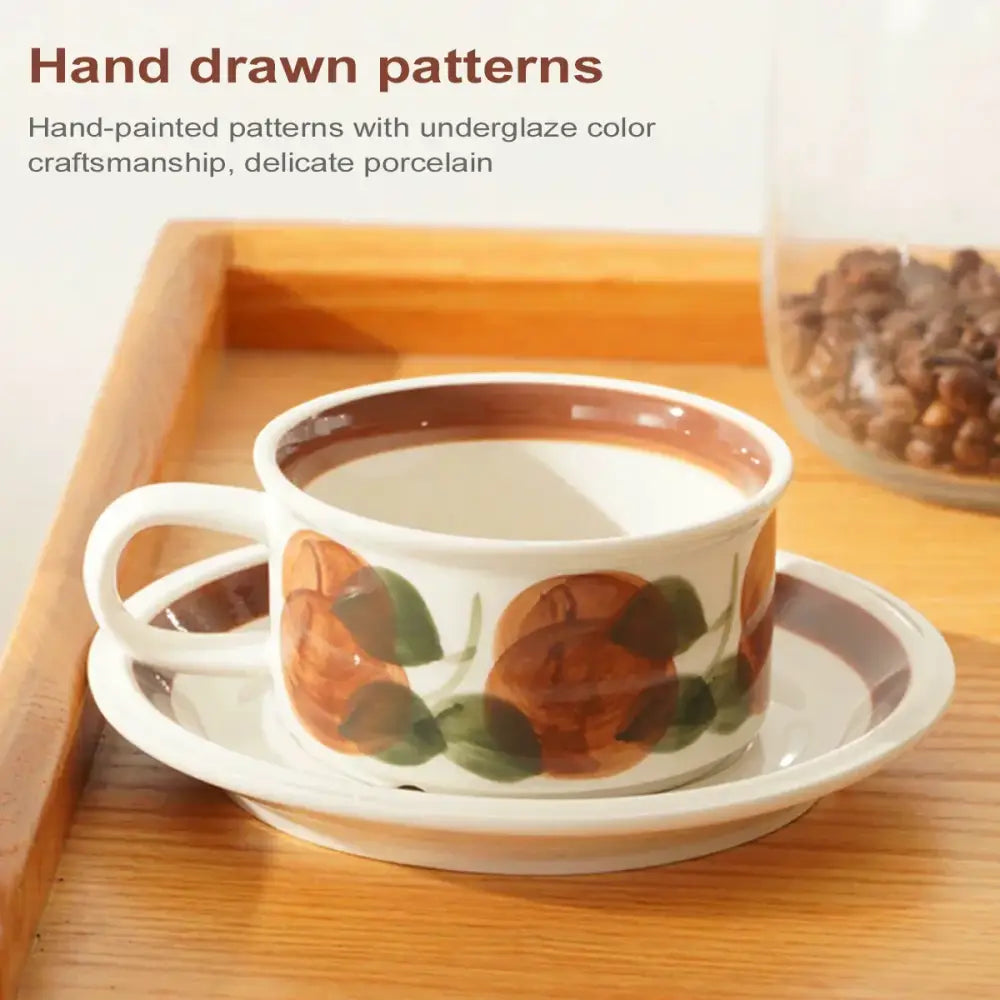 Leaf Ceramic Espresso Set