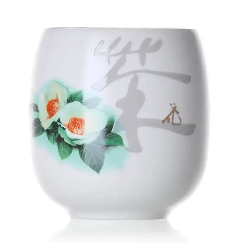 Floral Porcelain Tea Cup