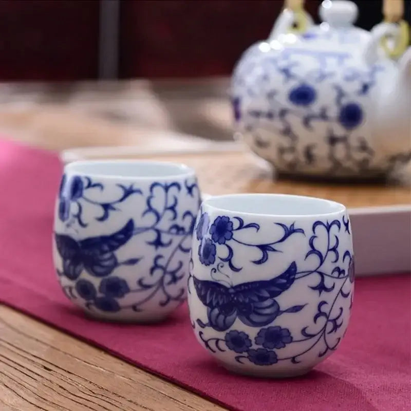 Floral Porcelain Tea Cup