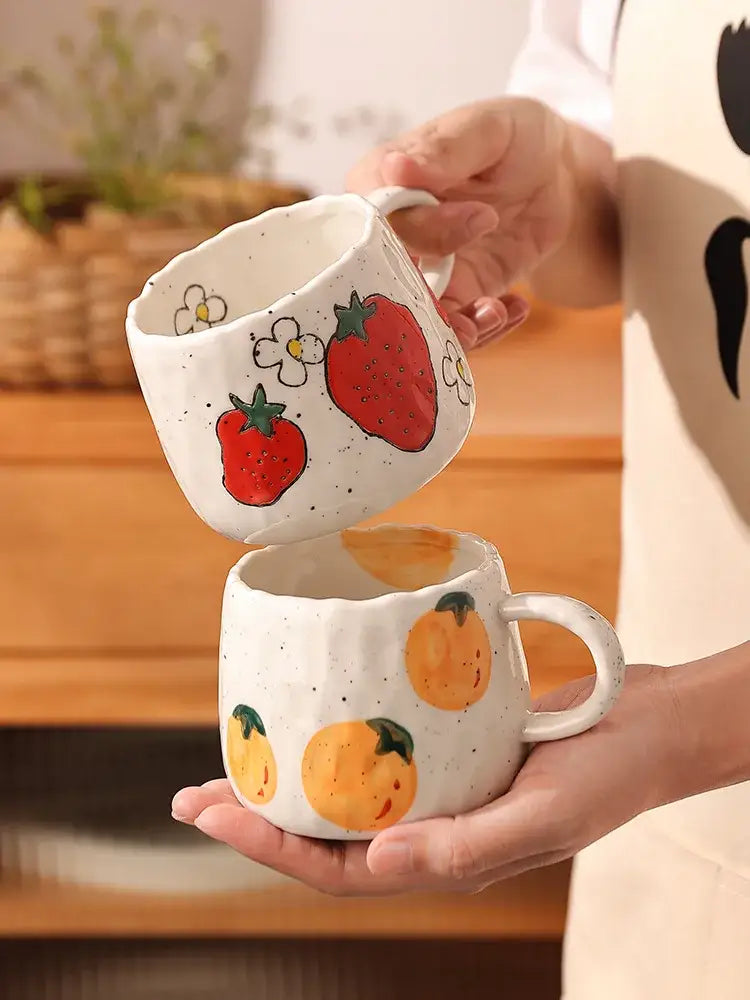 Fruit Motif Ceramic Mug
