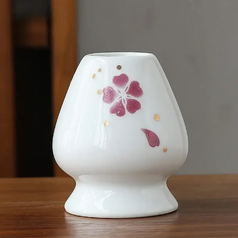 White Ceramic Matcha Stand