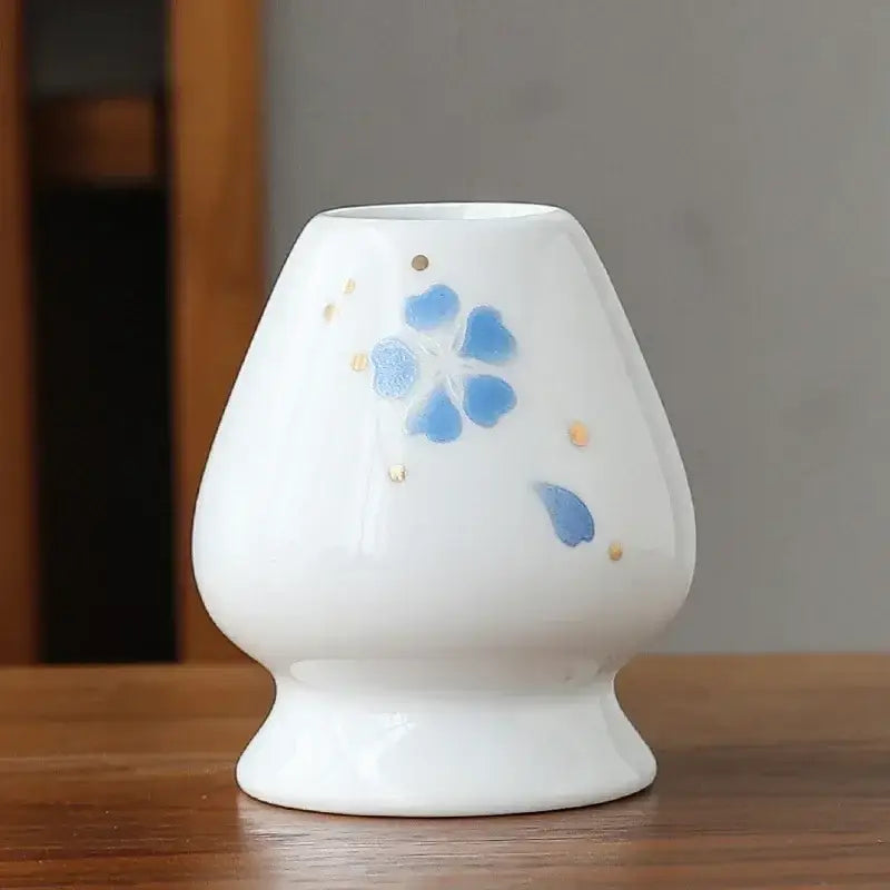 White Ceramic Matcha Stand