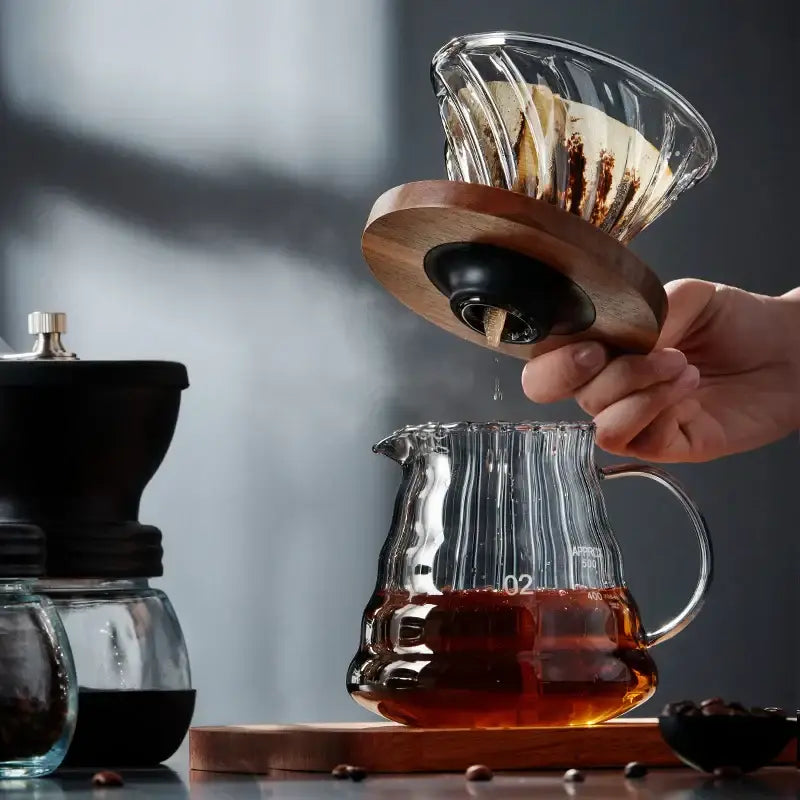 Glass Pour Over Coffee Set