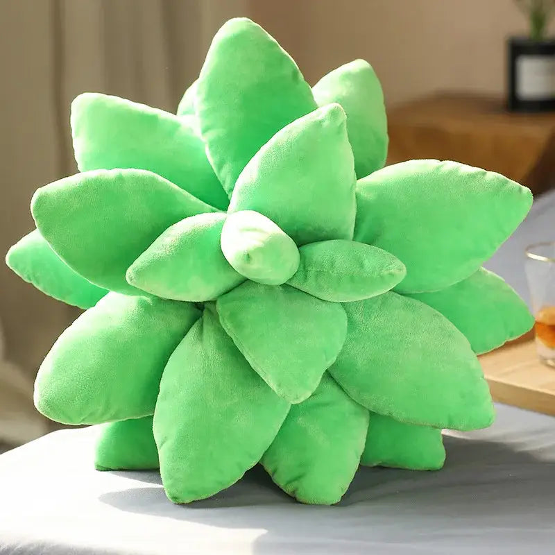 Lavender Succulent Throw Pillow