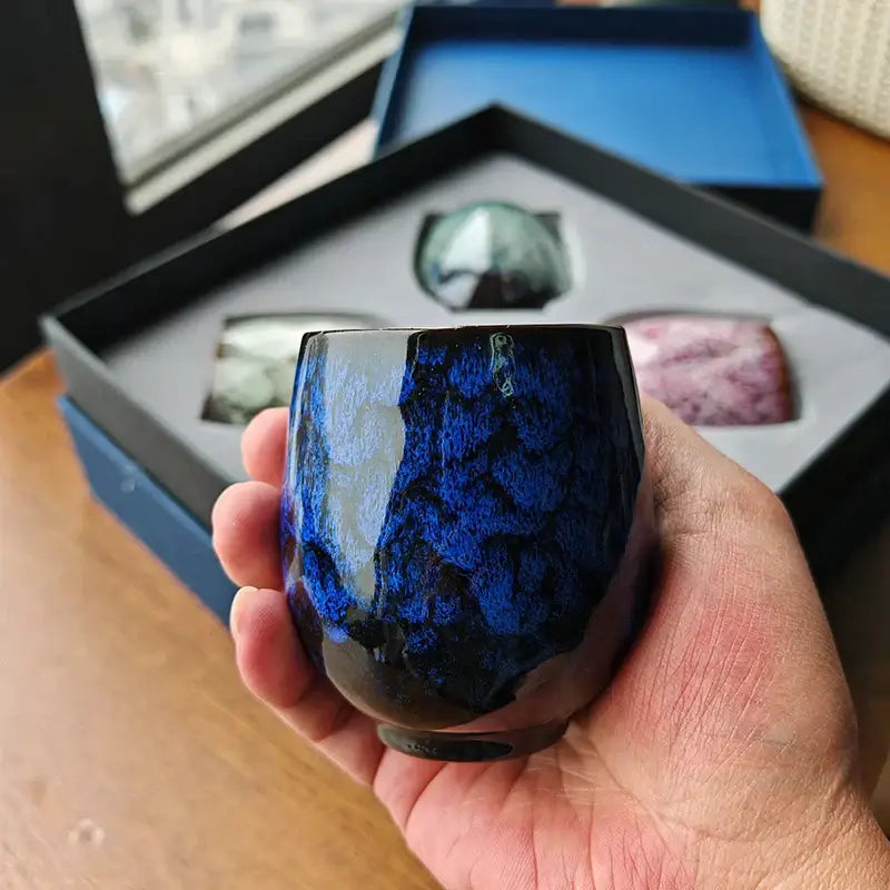 Multicolor Ceramic Tea Cups