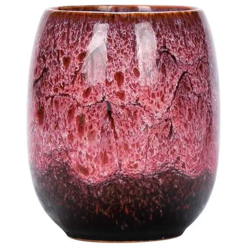 Multicolor Ceramic Tea Cups Handcrafted 175ml