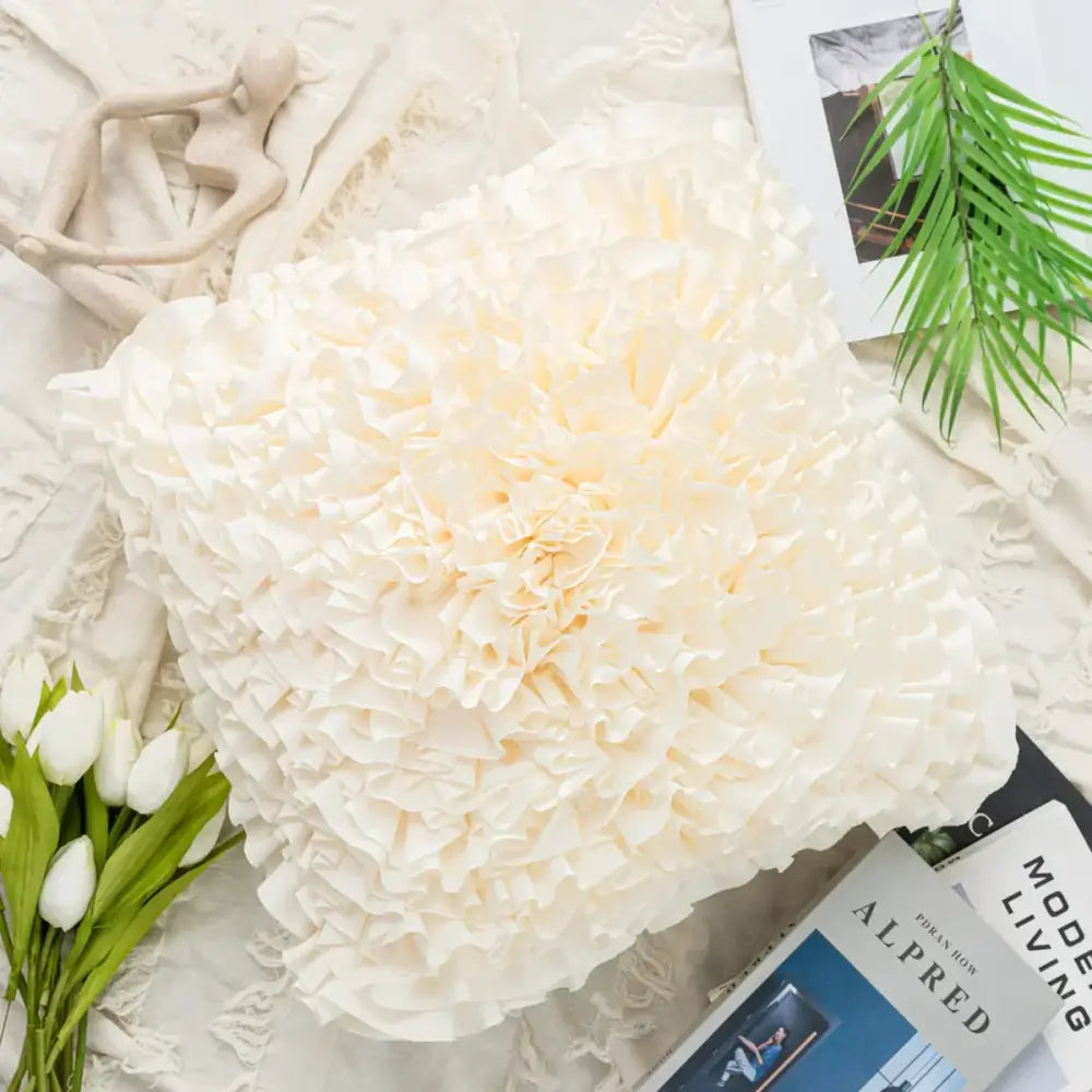 Velvet Chrysanthemum Cushion Cover