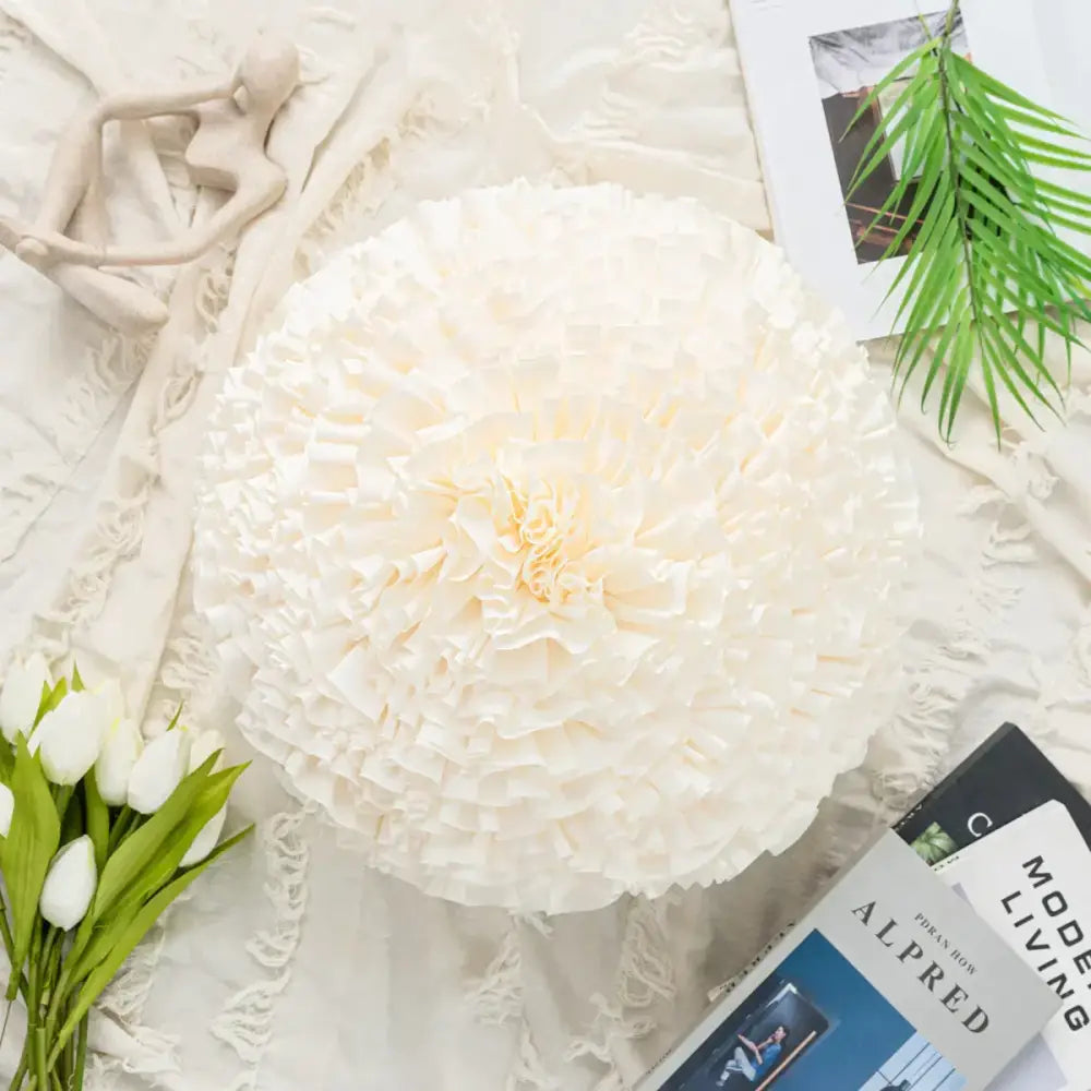 Velvet Chrysanthemum Cushion Cover