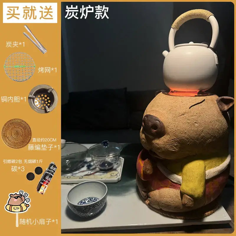 Carbon Ceramic Tea Warmer