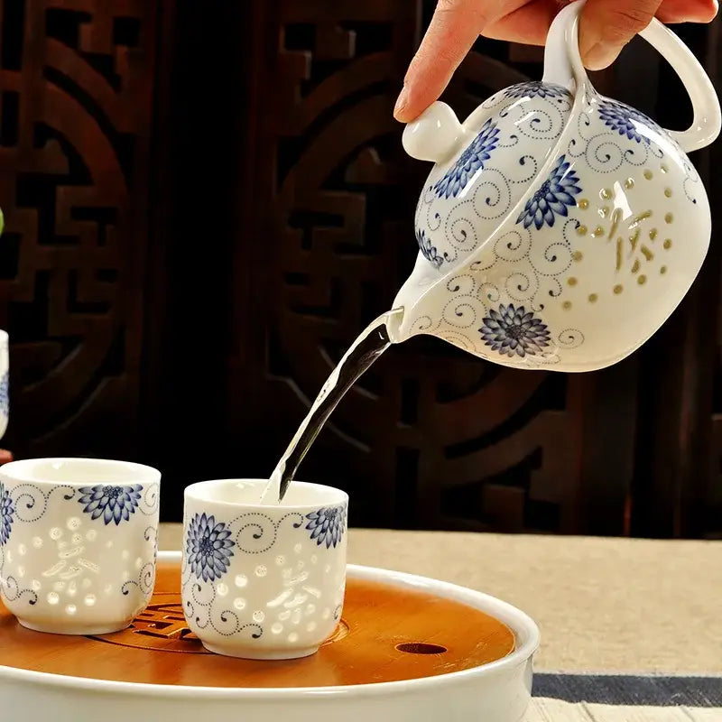 Ceramic Dragon Kung Fu Teapot