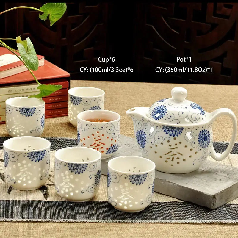 Ceramic Dragon Kung Fu Teapot