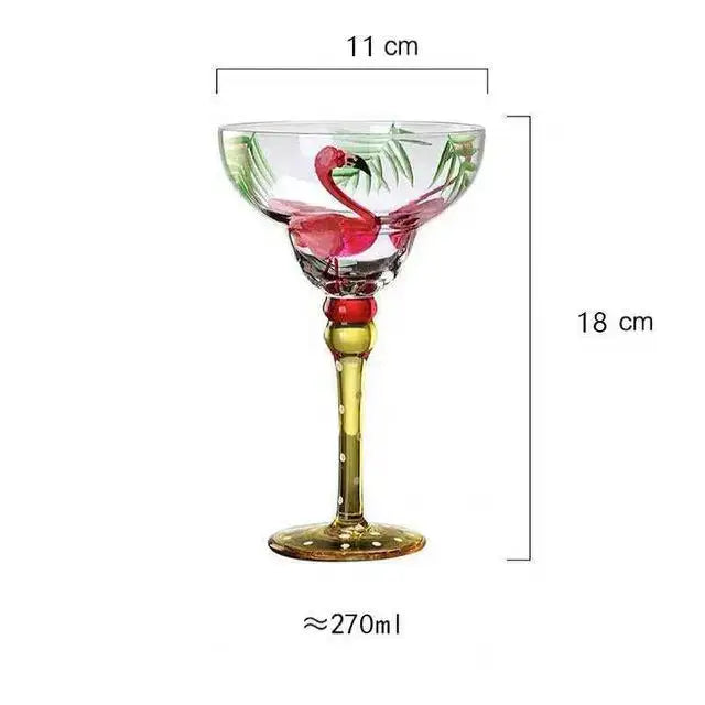 Colorful Margarita Wine Glasses