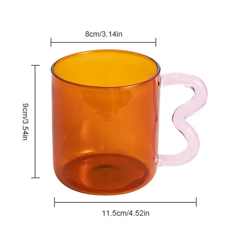 Lavender Glass Coffee Mug