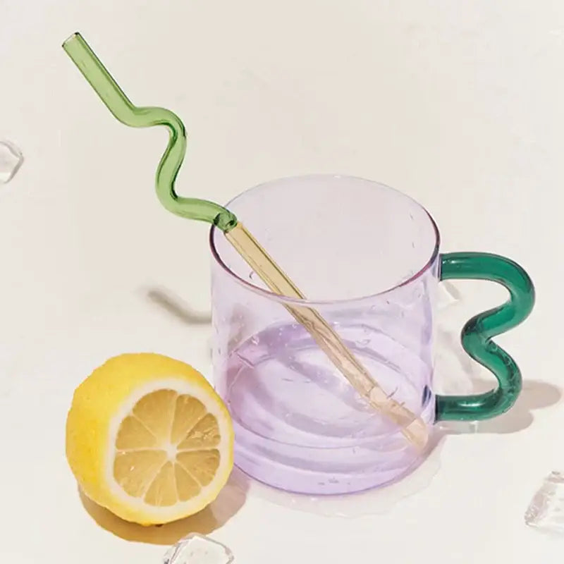 Lavender Glass Coffee Mug