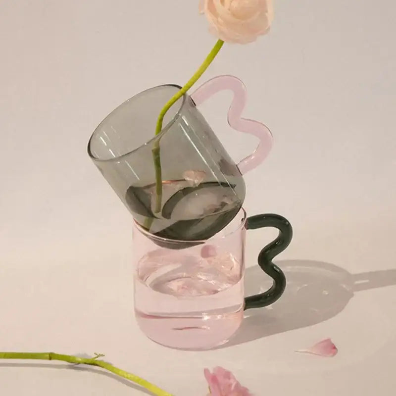 Lavender Glass Coffee Mug