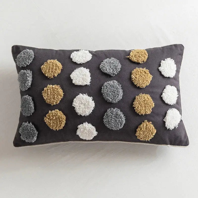 Cream Geometric Pillow Cover