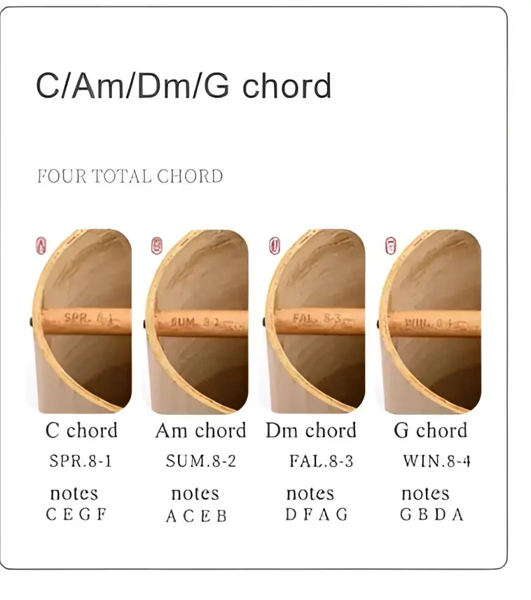 Tan Bamboo Wind Chimes