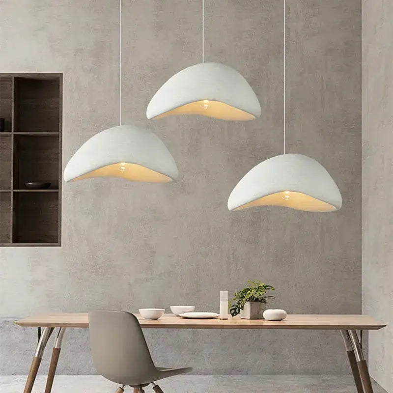White Wabi Sabi Chandelier