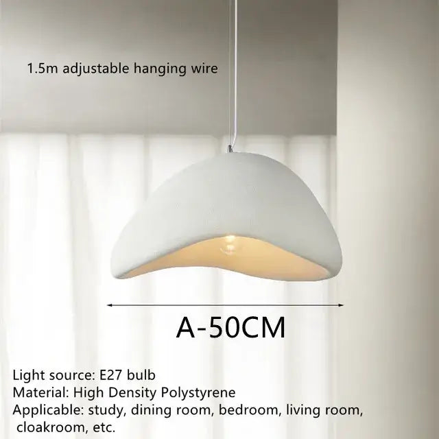 White Wabi Sabi Chandelier