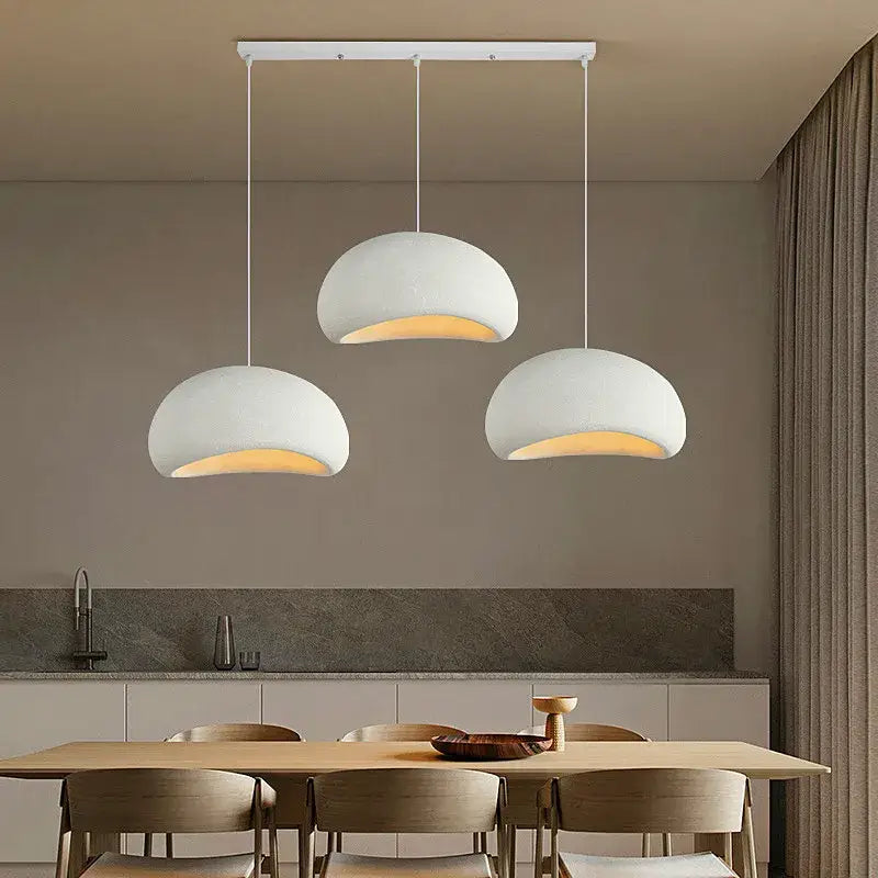 White Wabi Sabi Chandelier