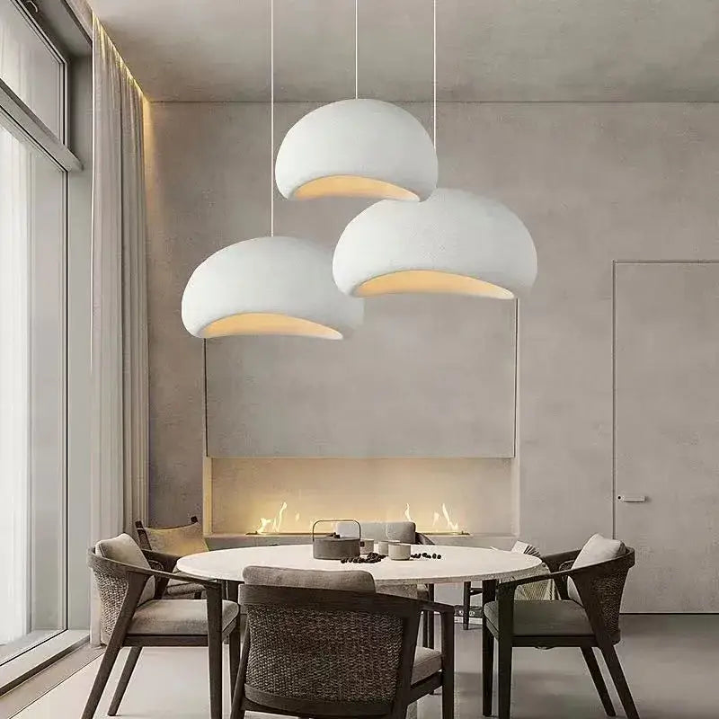 White Wabi Sabi Chandelier