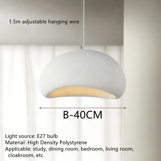 White Wabi Sabi Chandelier