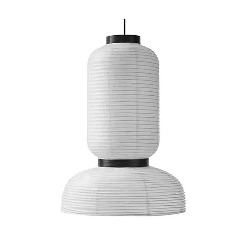 White Paper Rim Chandelier