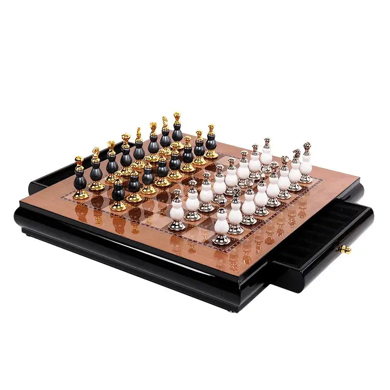 Wooden Marble Chess Set