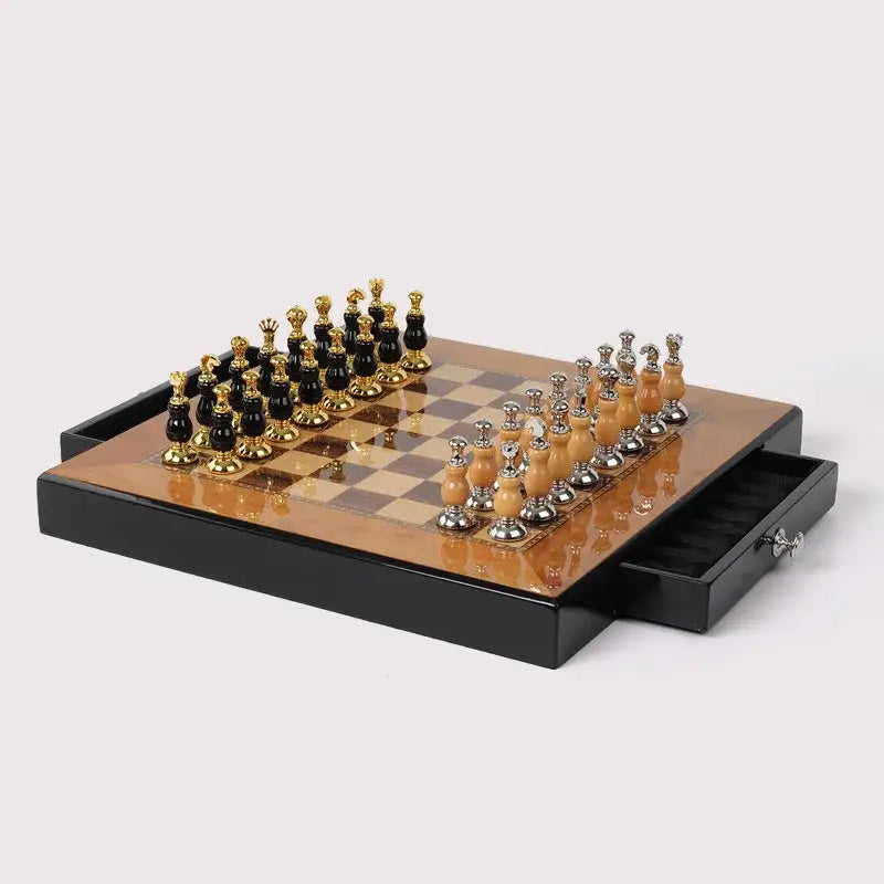 Wooden Marble Chess Set